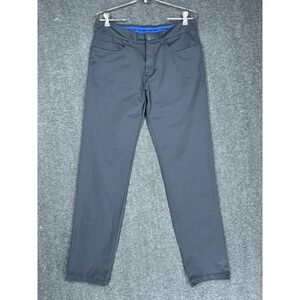 Twillory Pants Mens 32x33 (tag 32x34) Gray Golf Performance Stretch Tailored Fit